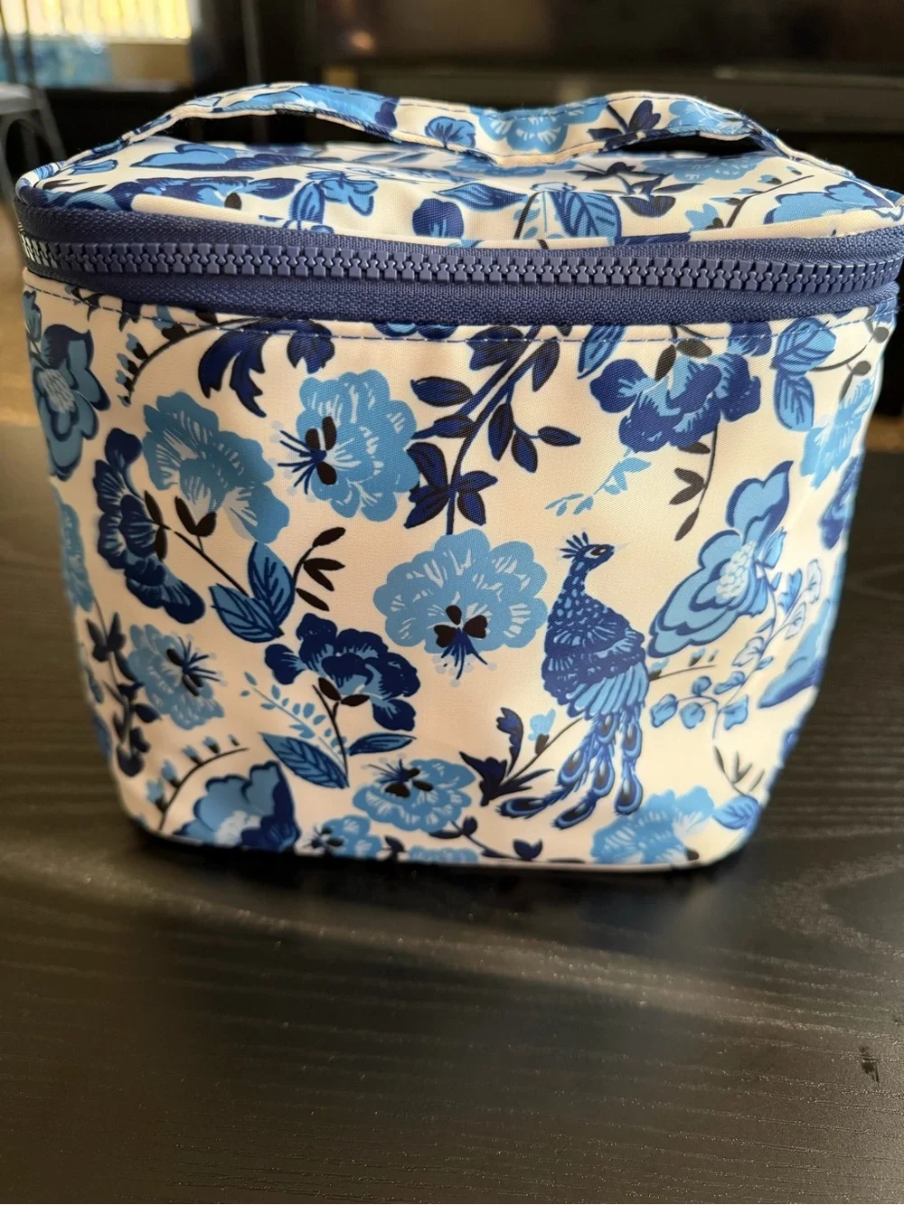 kate spade Blue Floral Print lunch Bag